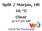 Click for Split, Croatia Forecast
